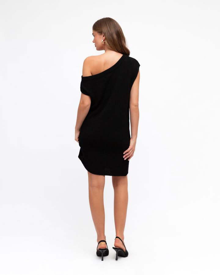 Odette Knit Dress - Black