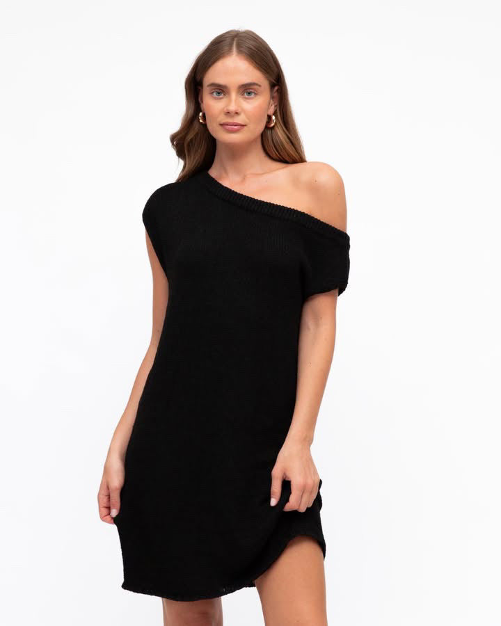 Odette Knit Dress - Black