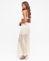 Simona Lace Skirt - Cream