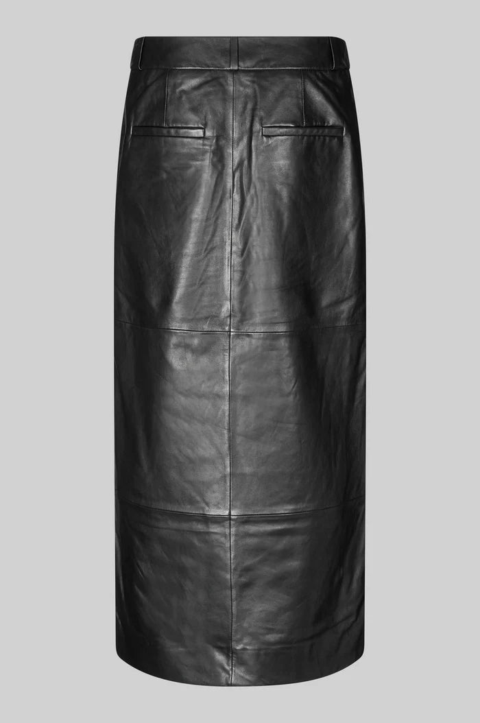 Letho Leather Maxi Skirt