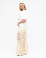 Hayley Lace Skirt - Cream