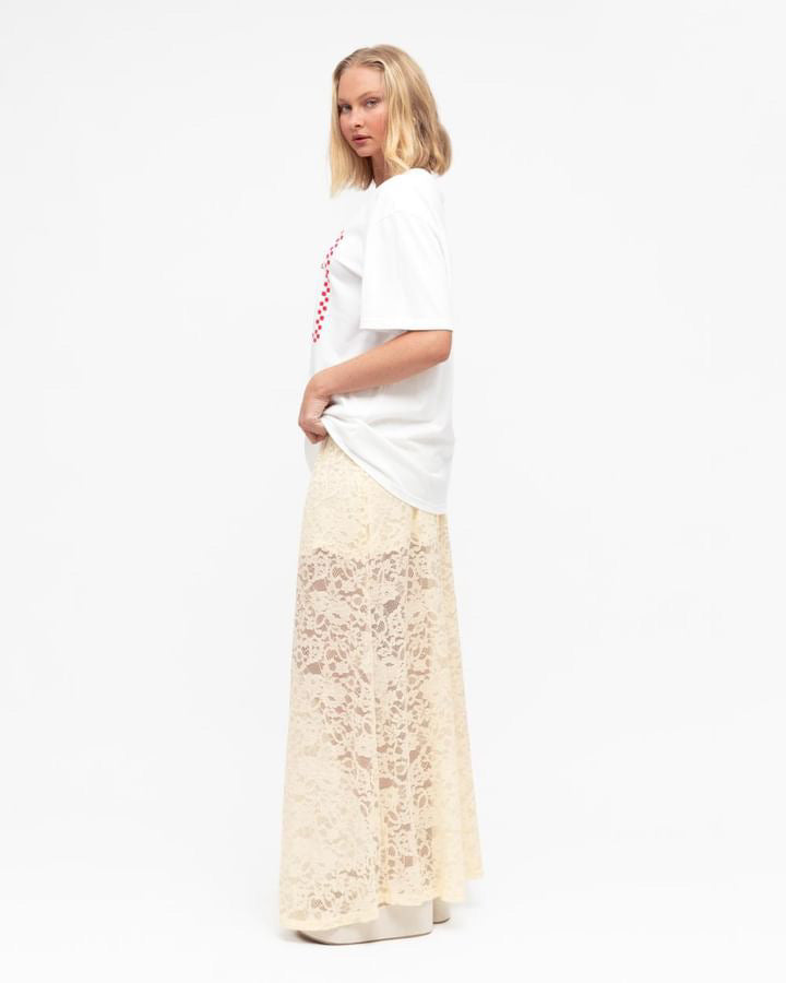 Hayley Lace Skirt - Cream