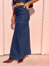 Harlem Denim Skirt - Indigo