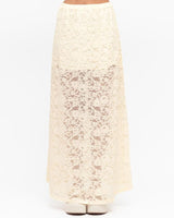 Hayley Lace Skirt - Cream