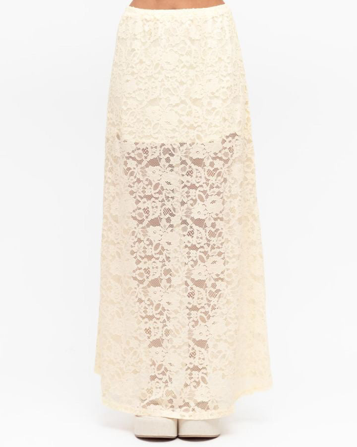 Hayley Lace Skirt - Cream