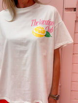 Vacation Club Tee - White