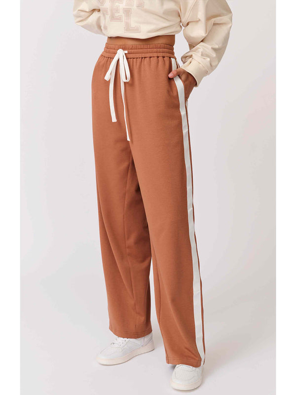 Adeline Pant - Toffee White