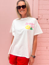 Vacation Club Tee - White