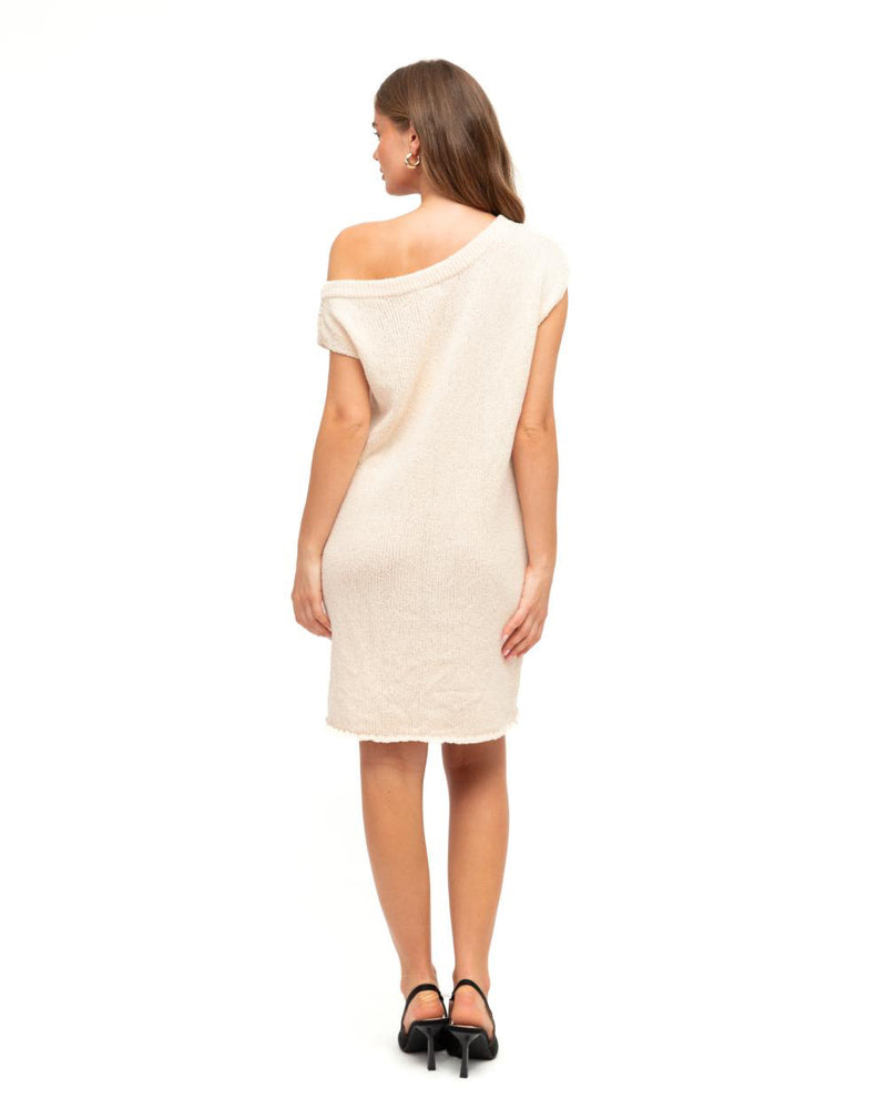 Odette Knit Dress - Cream