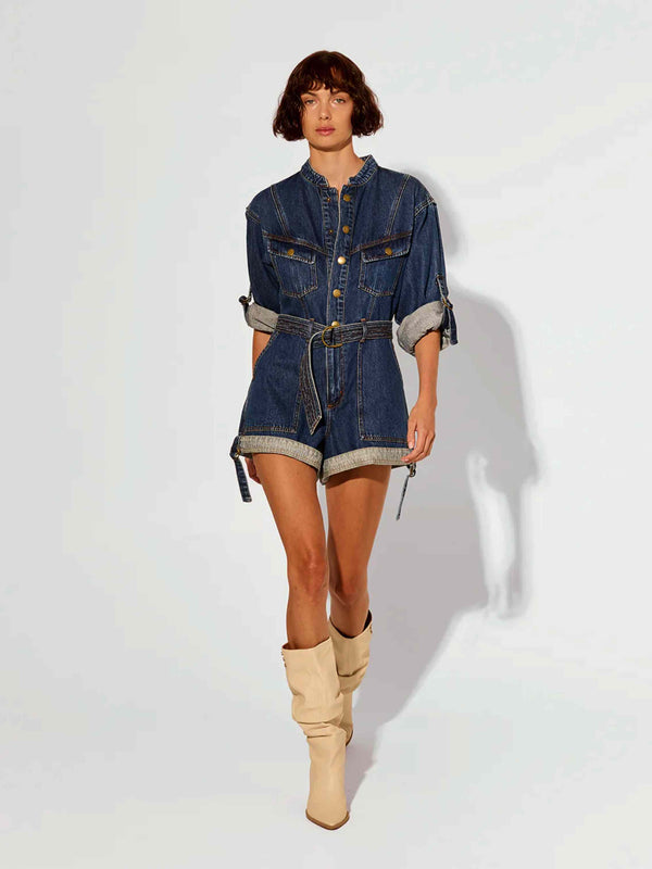 Elena Denim Playsuit