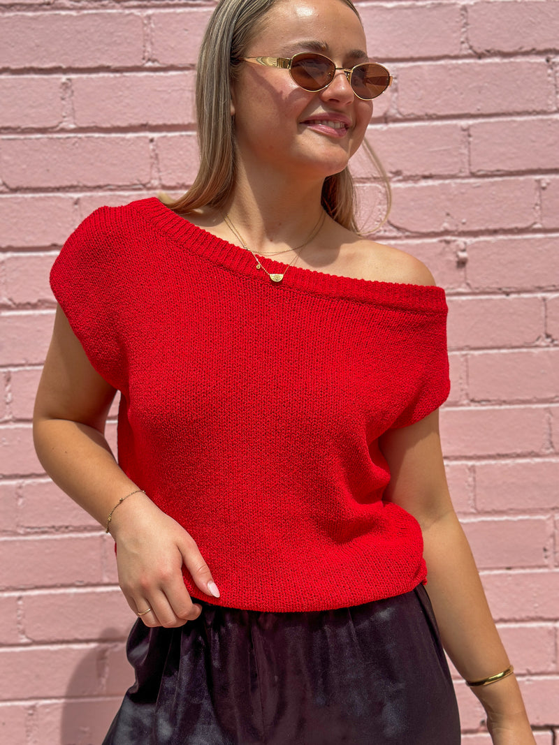 Odette Knit - Red PRE:ORDER