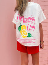 Vacation Club Tee - White