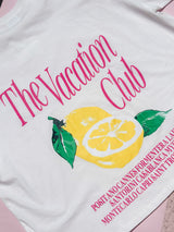 Vacation Club Tee - White