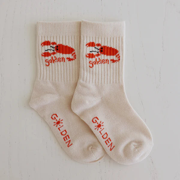 Lobster Socks Tan