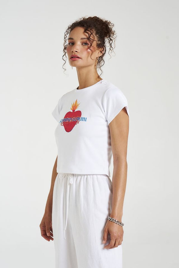 BABYDOLL TEE - SACRED HEART