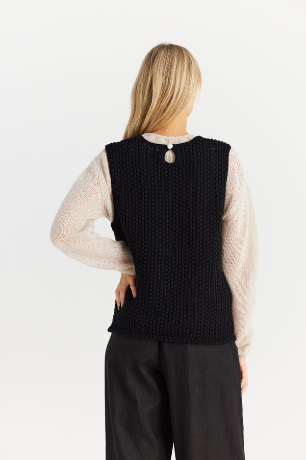 Maddison Vest - Black