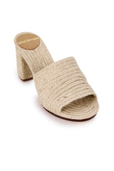 Woven Jute Mule - Natural