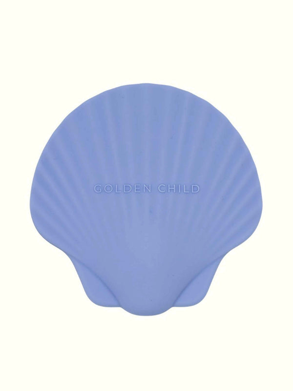 Shell Baby Teether - Golden Blue