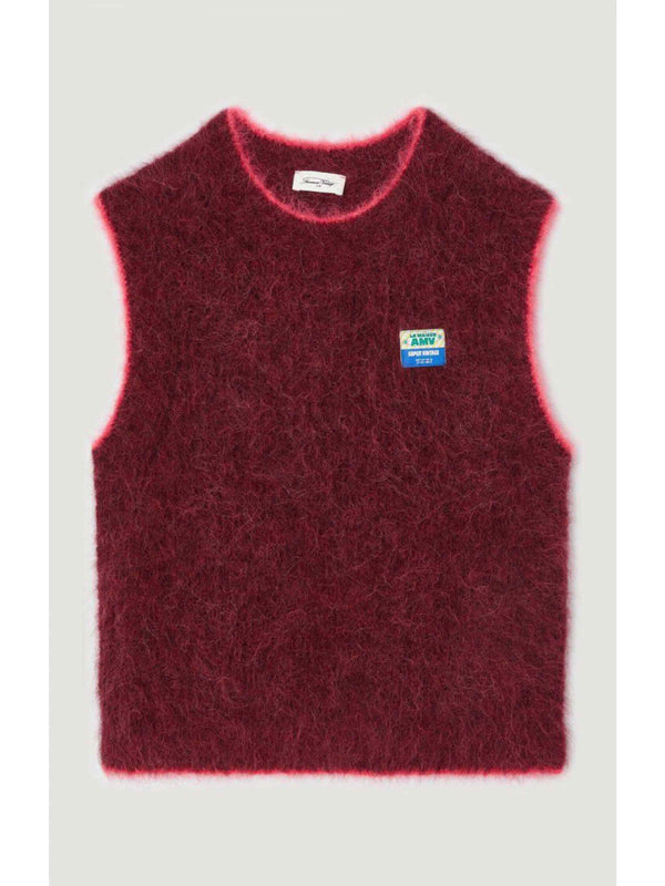 Jumper Bymi - BURGUNDY BLACK MELANGE