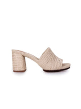 Woven Jute Mule - Natural