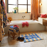 IRA NUDIE RUDIE BATH MAT - BLUE JEAN