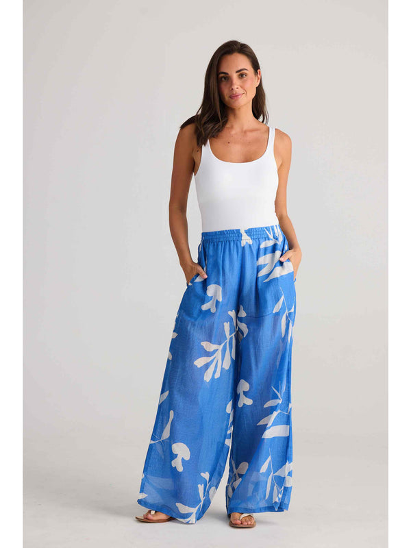 Fly Away Pant - Blue Passion Flower