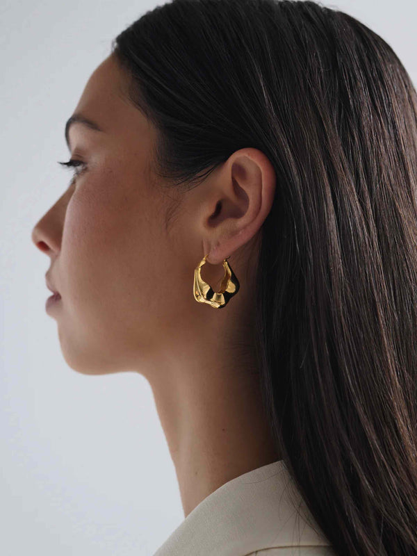 Harrison 18K Gold Plated Earrings