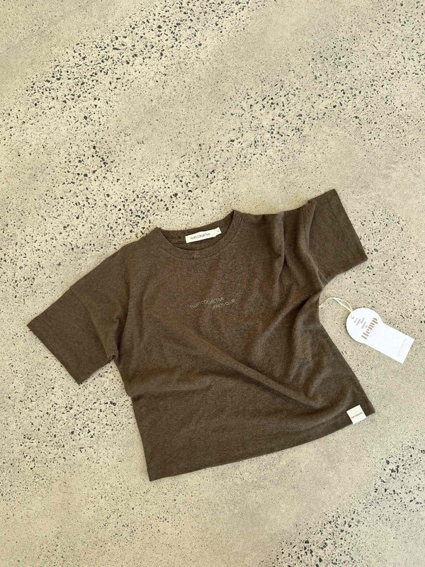 Hemp Logo Tee - Khaki