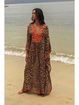 Lourdes Caftan - Orange