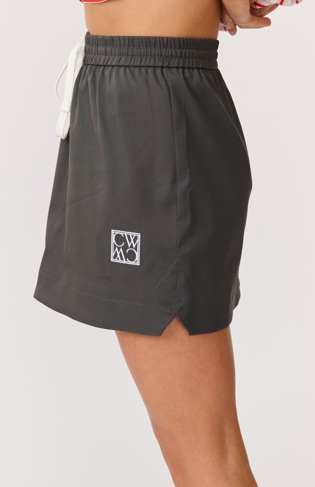 Georgia Mini Skirt - Charcoal