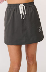 Georgia Mini Skirt - Charcoal