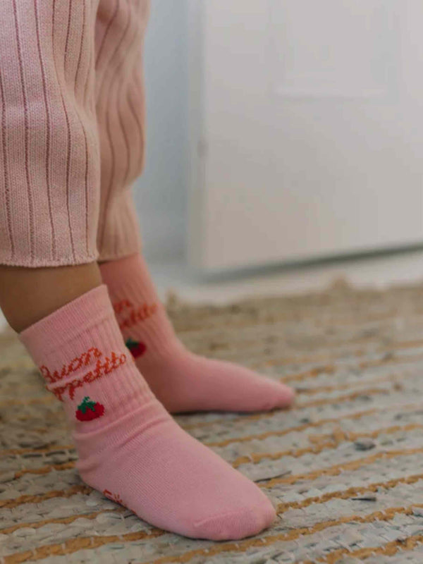 Buon Appetito Socks Pink Parfait