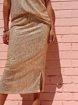 Tabia Skirt - Gold