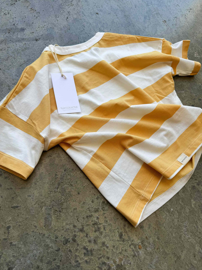 Stripe Tee - Yellow