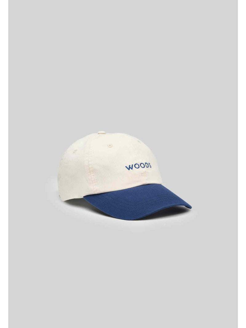 Woods Two Tone Cap - Ecru/Indigo