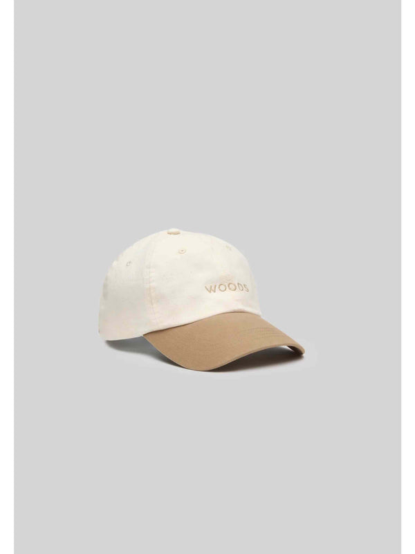 Woods Two Tone Cap - Ecru/Tan