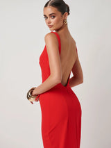 VERONA GOWN - CHERRY RED