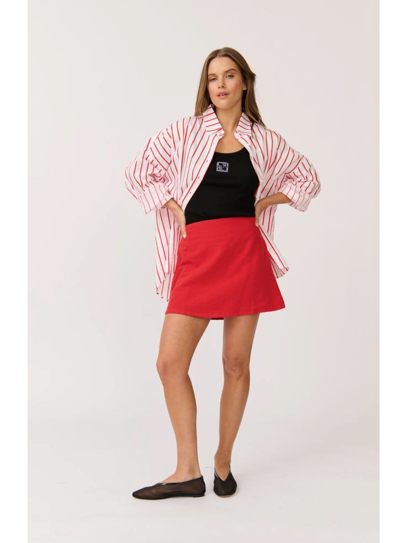 Vita Mini Skirt - Cherry